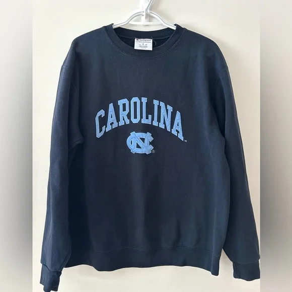CHAMPION North Caroline Navy Crewneck | Large - Picture 2 of 4